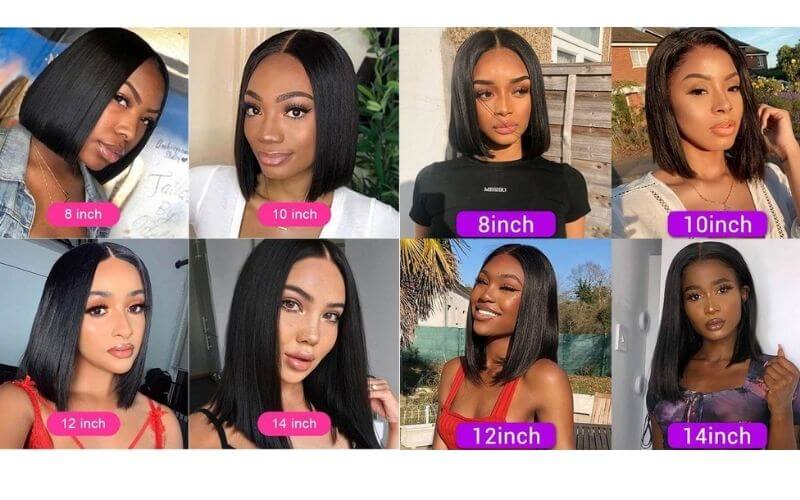 What inch hair is better for bobs 10 or 12