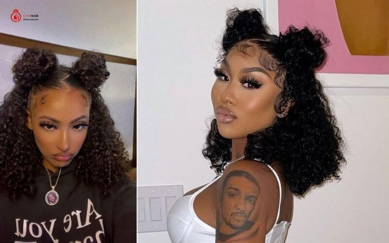Closure sew in styles - Space Buns