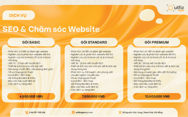 Bảng báo giá dịch vụ Digital Marketing minh bạch chi phí, giải pháp toàn diện dựa trên ngân sách khách hàng với đa dạng gói giải pháp tùy theo nhu cầu doanh nghiệp.
