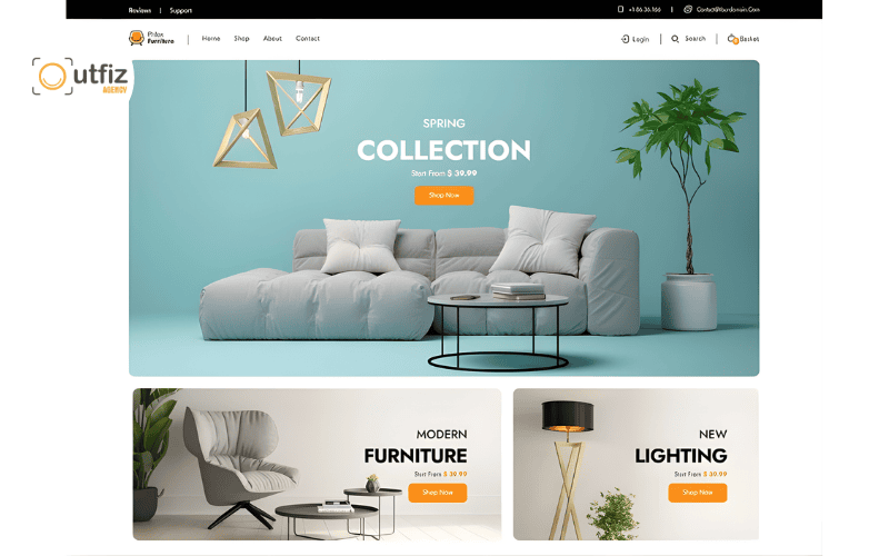 Thiết kế website sản xuất kinh doanh nội thất chuẩn top SEO, giao diện đẹp thu hút, tối ưu showroom online, tăng cường chuyển đổi và xây dựng thương hiệu bền vững. 