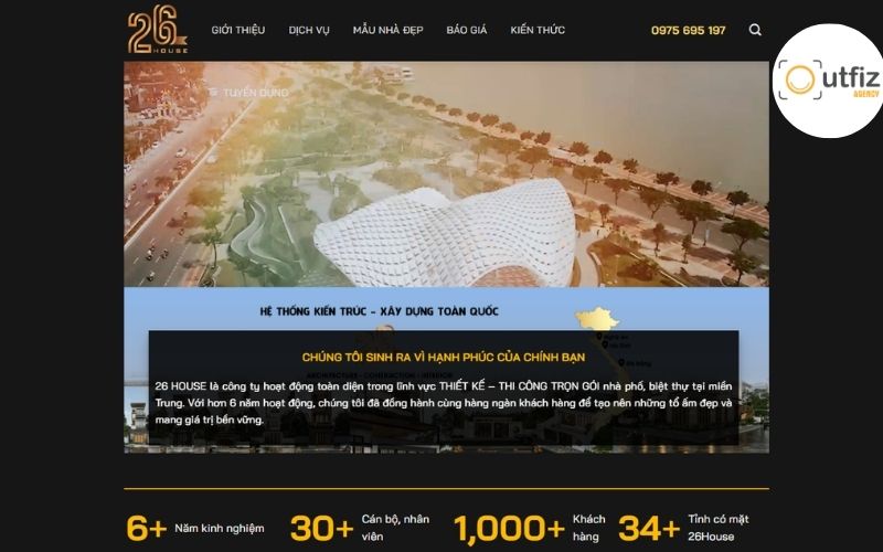 Website bất động sản và xây dựng