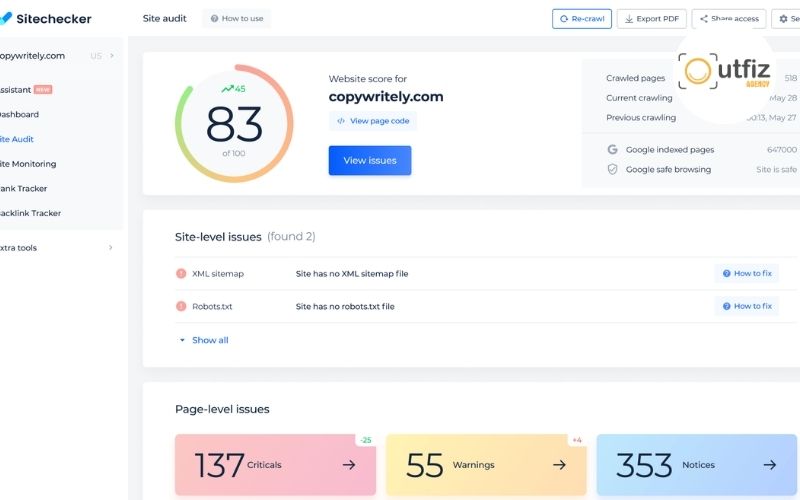 Sitechecker – Công cụ kiểm tra và khắc phục lỗi kỹ thuật trên website