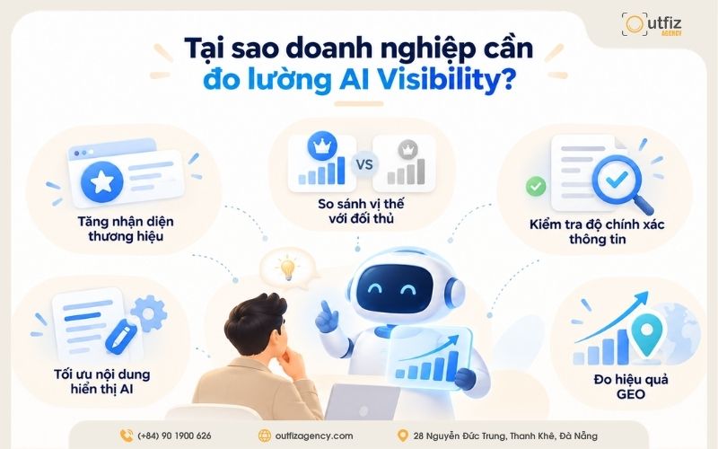 Doanh nghiệp cần theo dõi AI Visibility để tối ưu chiến lược triển khai