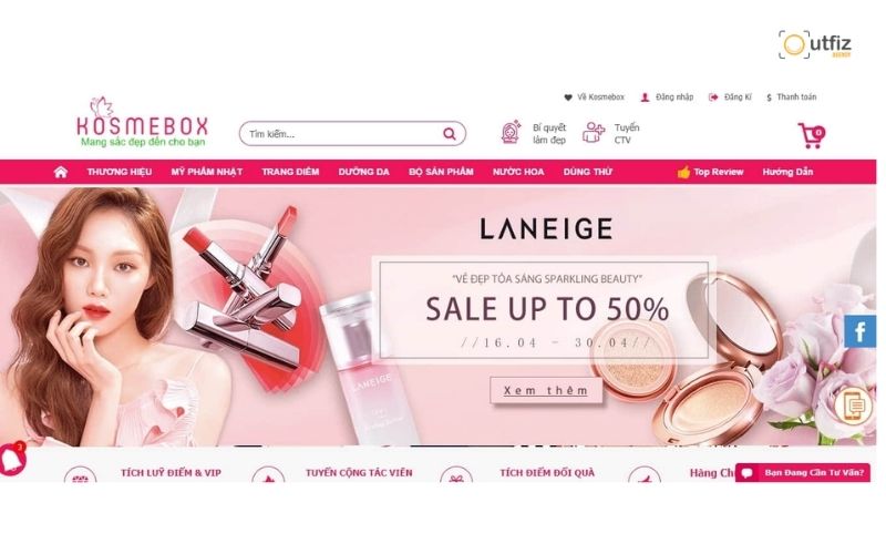 Các tính năng quan trọng khi thiết kế Website mỹ phẩm
