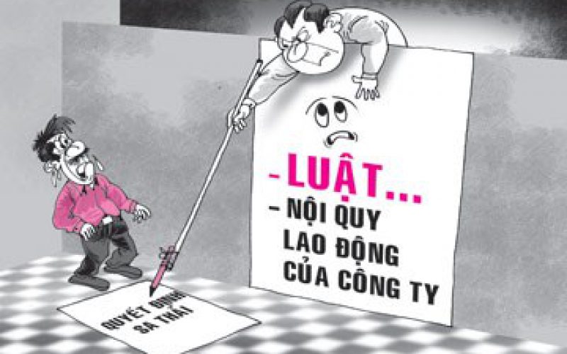 Quy định pháp luật về nội quy lao động Quy định pháp luật về nội quy lao động