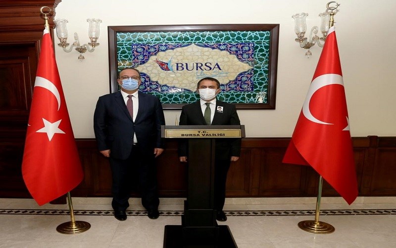 Vali Aktaş’tan Vali Canbolat’a ziyaret