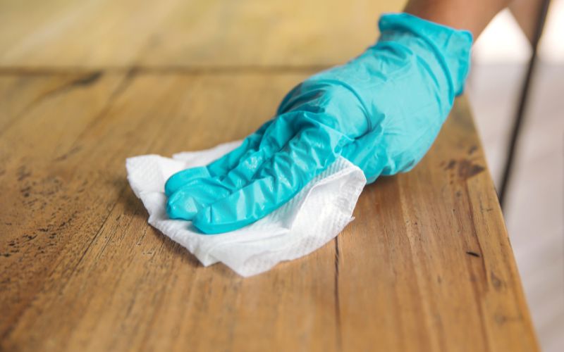 clean and disinfect