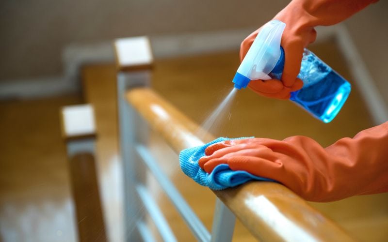 cleaning mold in home
