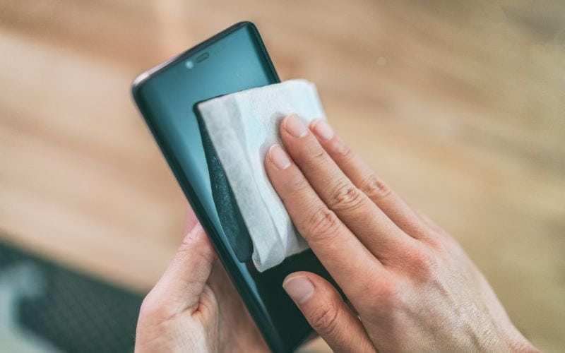 mobile phone disinfecting service