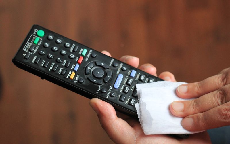remote controls disinfecting service