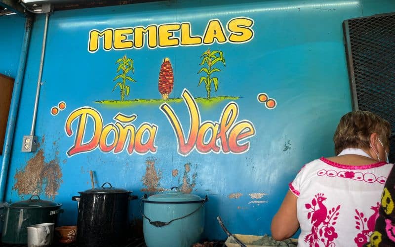 woman cooking in oaxaca mexico