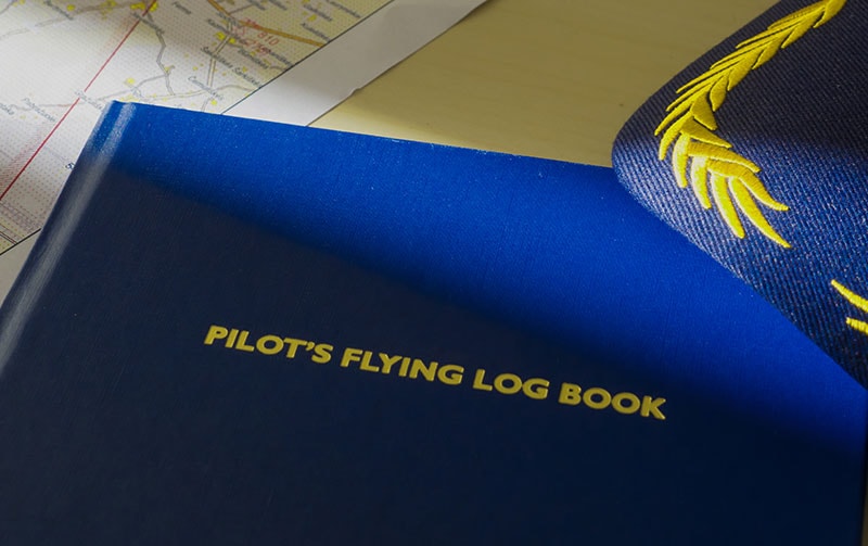 pilot log book