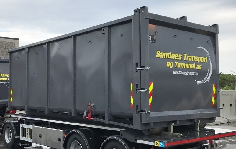 Vesketett krokcontainer