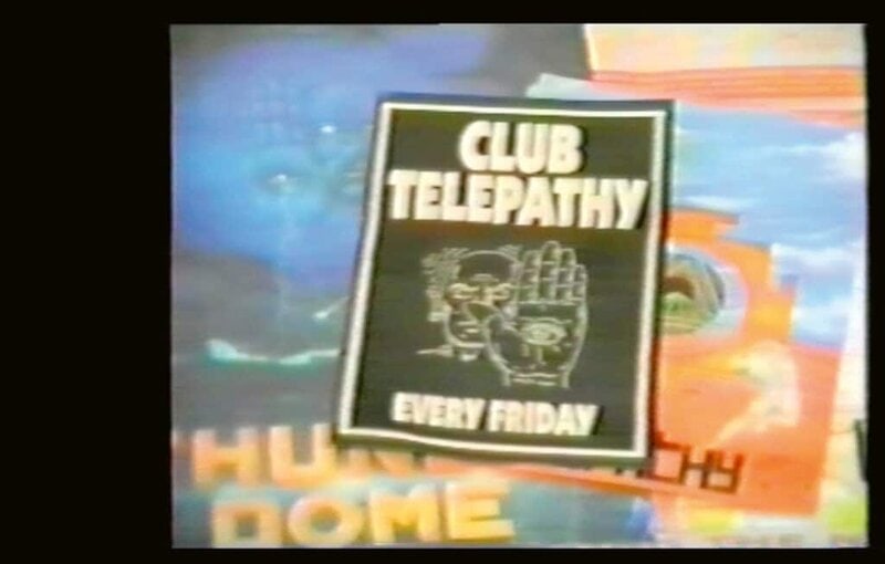 Club Telepathy rave flyer advertising weekly Friday events in London