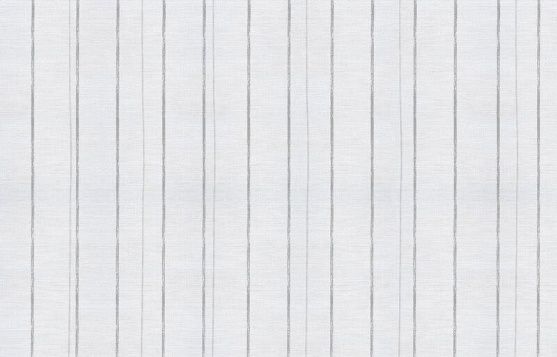 Lino Blanco Rayas Gris