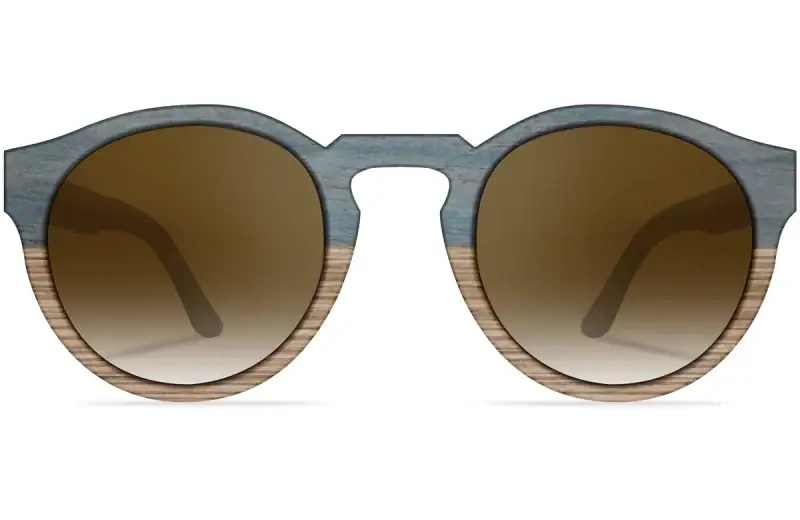 GUPPY in LIGHT BLUE AND BROWN STRIPES