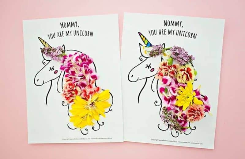 unicorn art for mom