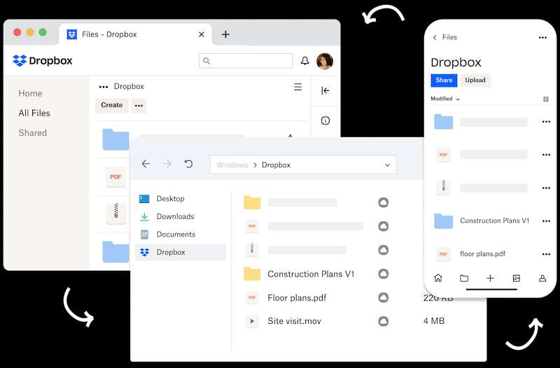 Dropbox Cloud Storage Apps