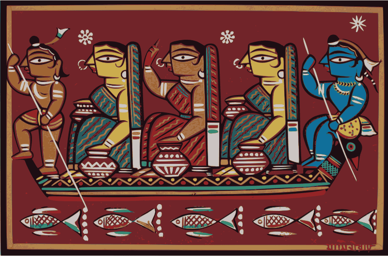 A painting by Jamini Roy