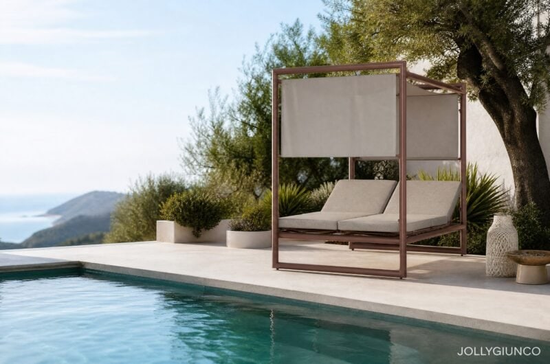 Daybed Konnor Barn struttura in alluminio