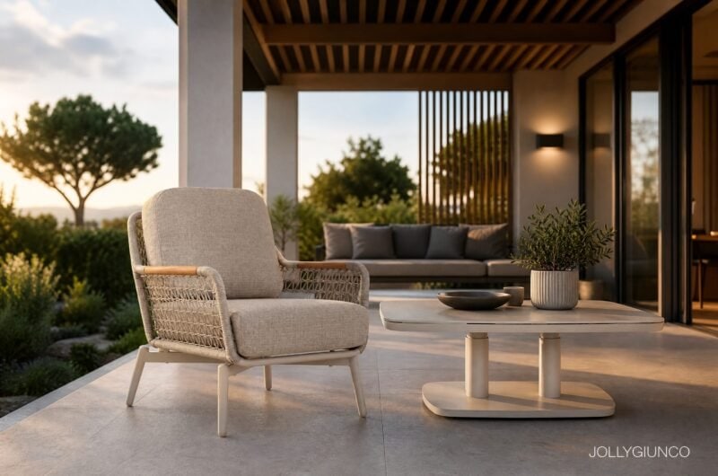 Tavolo da giardino Talete 135x83x51 cm/72 Pelican