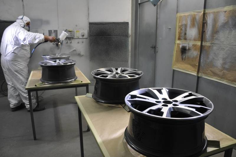 finition et peinture répration jantes aluminium dans le réseau FIXALU