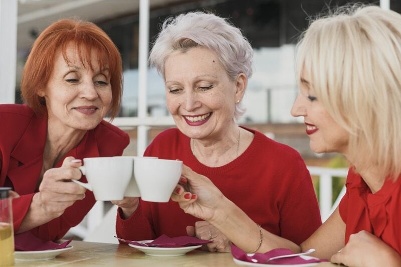 Frauen beim Kaffee