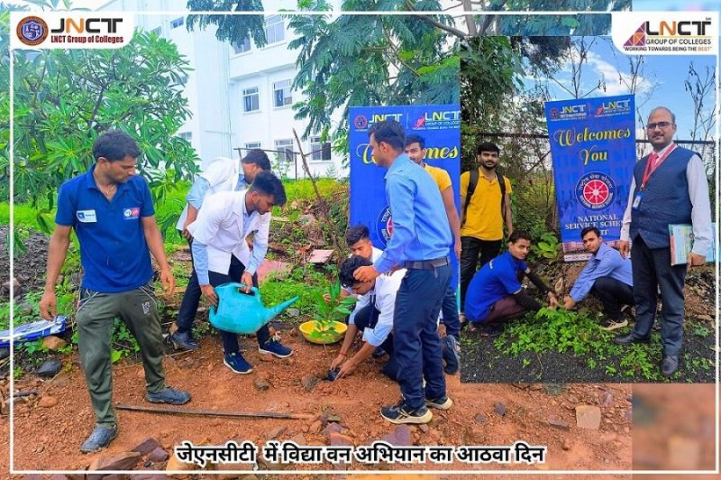 Eighth day of Vidya Van campaign at JNCT