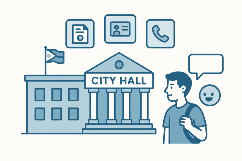 ai-assisted_cityhall Gov't office using AI Engine Optimization para sa negosyo visibility