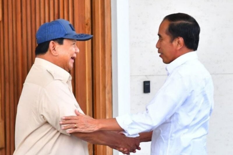 Presiden RI Joko Widodo bersama Prabowo Subianto. (Instagram.com/@prabowo)