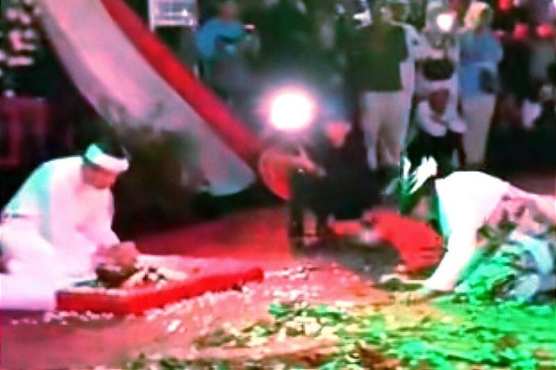 Pesta Kemenangan Dedi Mulyadi Acara ini berlangsung di Lembur Pakuan Sukadaya Desa Sukasari, Rawalele, Kec. Dawuan, Kabupaten Subang.