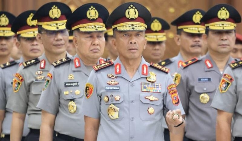 Kapolda Jawa Barat Irjen Pol Rudi Setiawan resmi menyandang pangkat Komisaris Jendara Polisi (Komjen Pol).