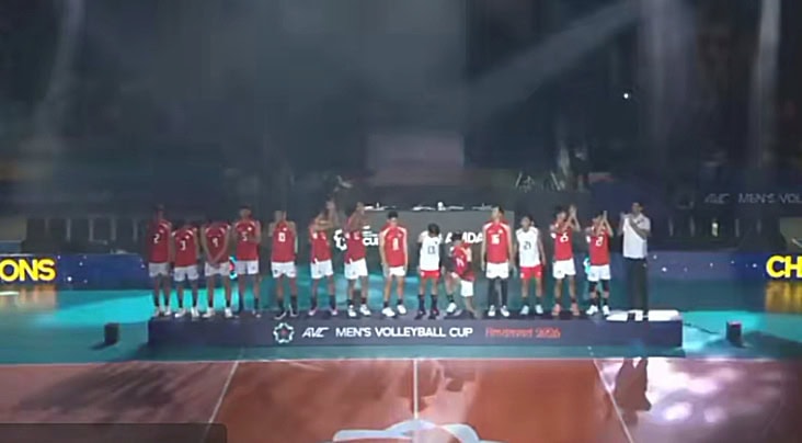 Timnas Voli Putra Indonesia mencetak sejarah dengan menjuarai AVC Men's Volleyball Cup 2026 setelah menaklukkan Korea Selatan di partai final.