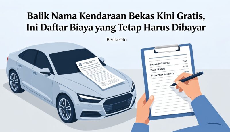 Pemerintah resmi menggratiskan Bea Balik Nama Kendaraan Bermotor Bekas (BBNKB II) sesuai ketentuan dalam Undang-Undang Nomor 1 Tahun 2022. Poto. Ilustrasi 