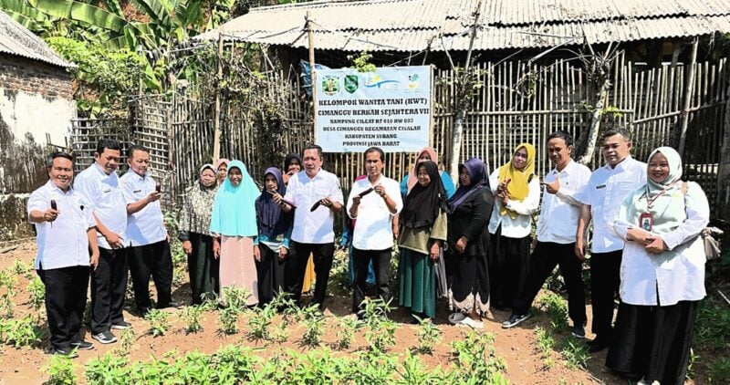 KWT Cimanggu Berkah Sejahtera VII jadi percontohan pemberdayaan KPM PKH di Subang. 