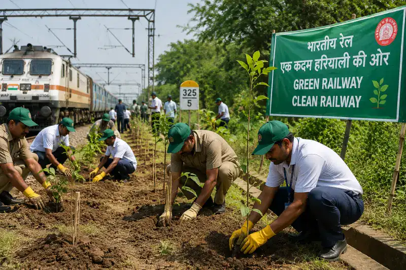Indian Railway Plantation Record