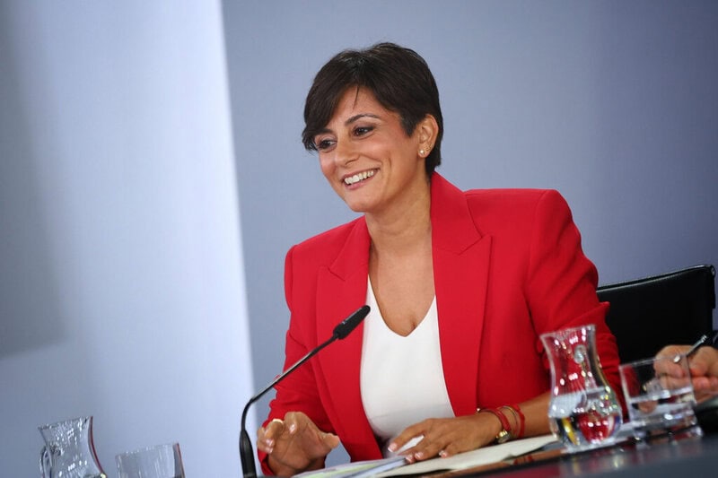 La ministra de Vivienda, Isabel Rodríguez, en la rueda de prensa del Consejo de Ministros