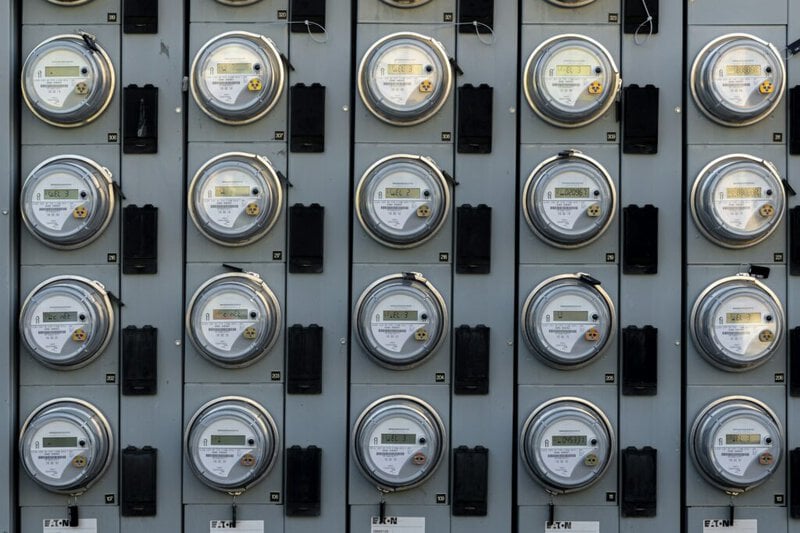 Contador eléctrico doméstico el día en que el precio de la luz marca su máximo anual