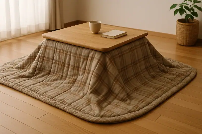 kotatsu table japonaise chauffante