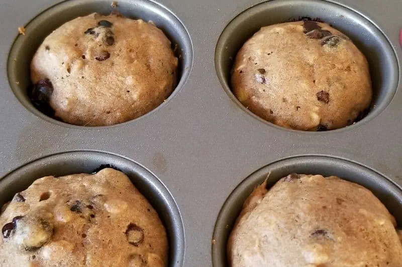 Healthy Banana Blueberry Muffin