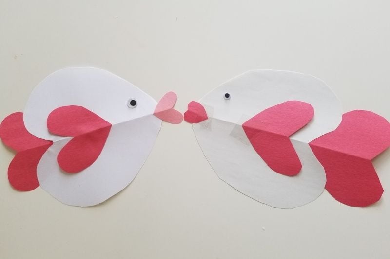 heart shaped crafts for kids