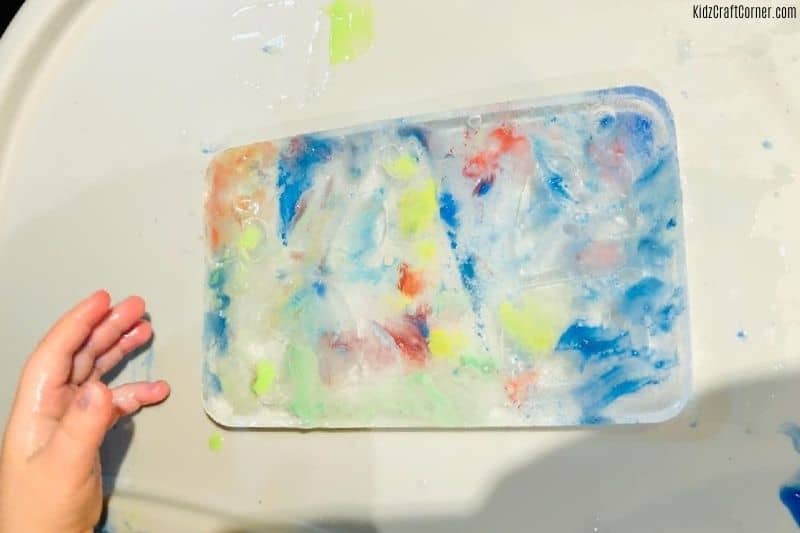 painting on ice