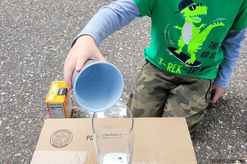 baking soda vinegar experiment