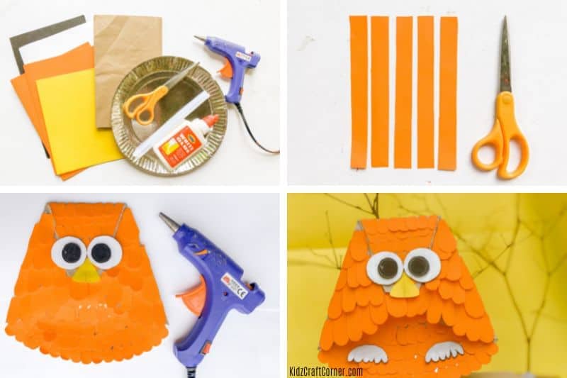 How To Make A Paper Plate Owl Craft