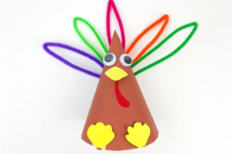 paper plate turkey crafts for preschoolers