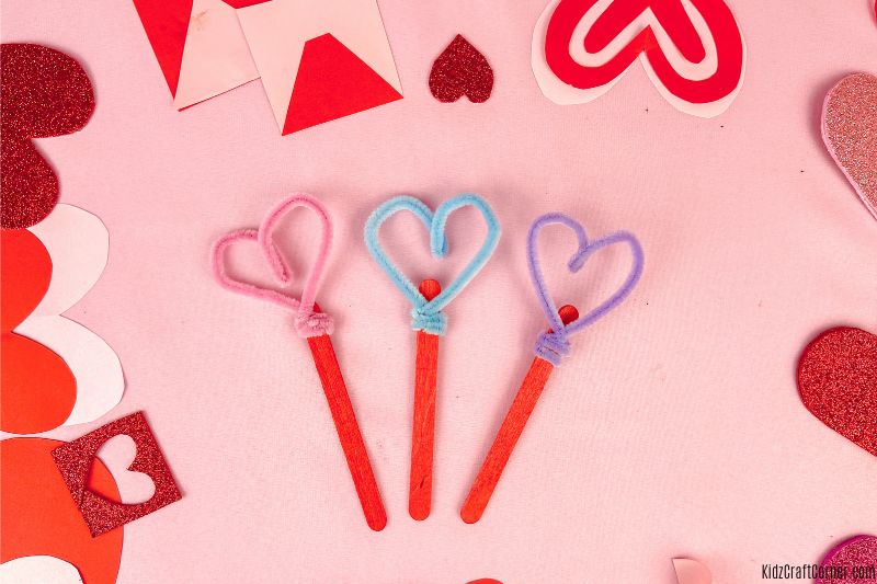 popsicle stick heart