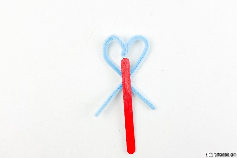 heart popsicle sticks