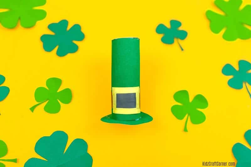 Toilet Paper Roll Leprechaun Hat Craft