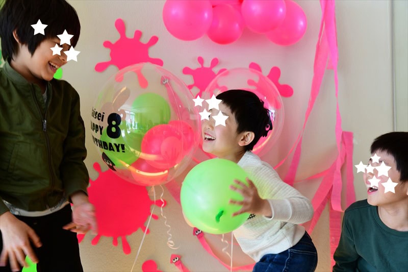 スプラトゥーン テーマのバースデイパーティー