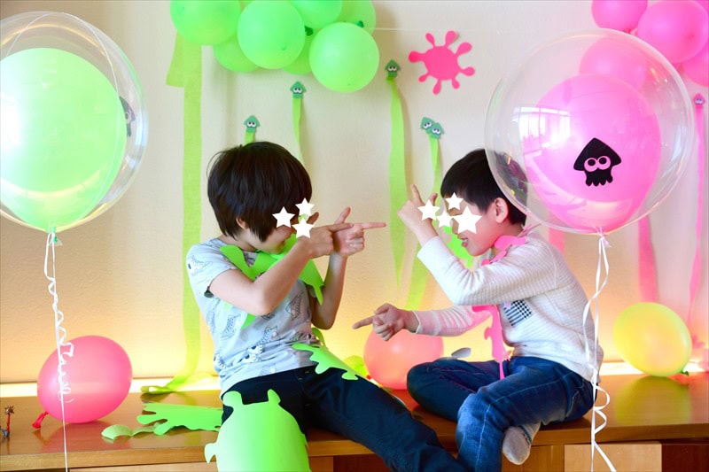 スプラトゥーン テーマのバースデイパーティー